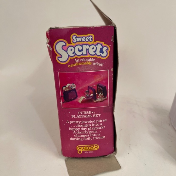 Vintage 1985 Sweet Secrets‎ Purse Playpark #4603 Galoob Incomplete With Box Read - Picture 5 of 16
